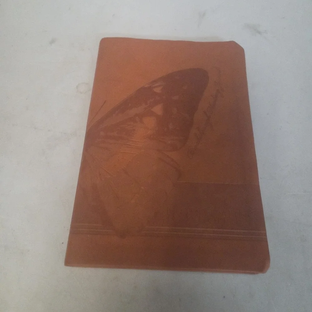 Butterfly Journal Leather Soft Breakthrough Healing Rod Parsley Brown Lined